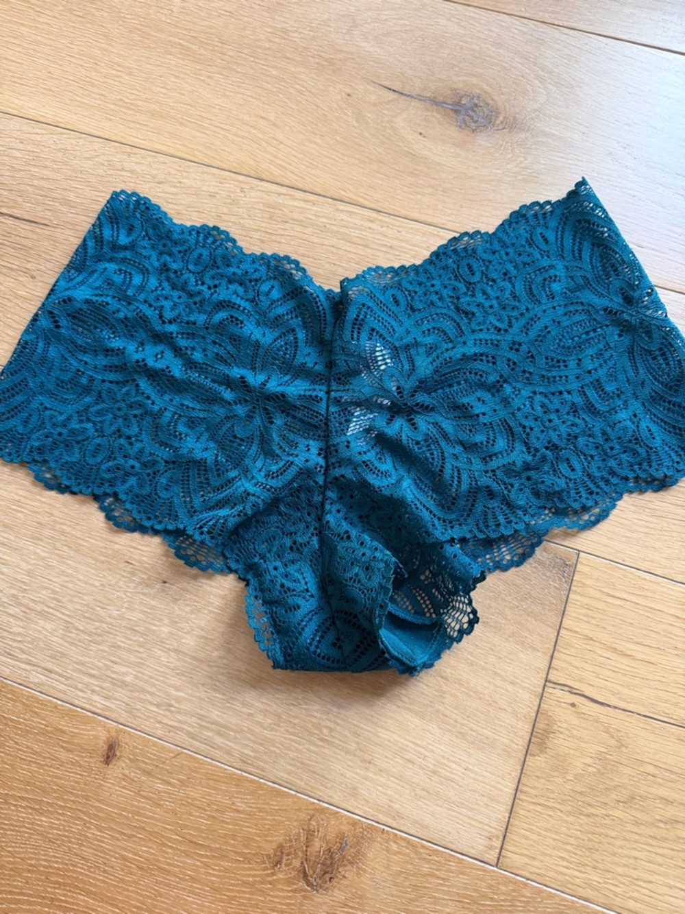 Auden Teal Lace Boyshort Panty